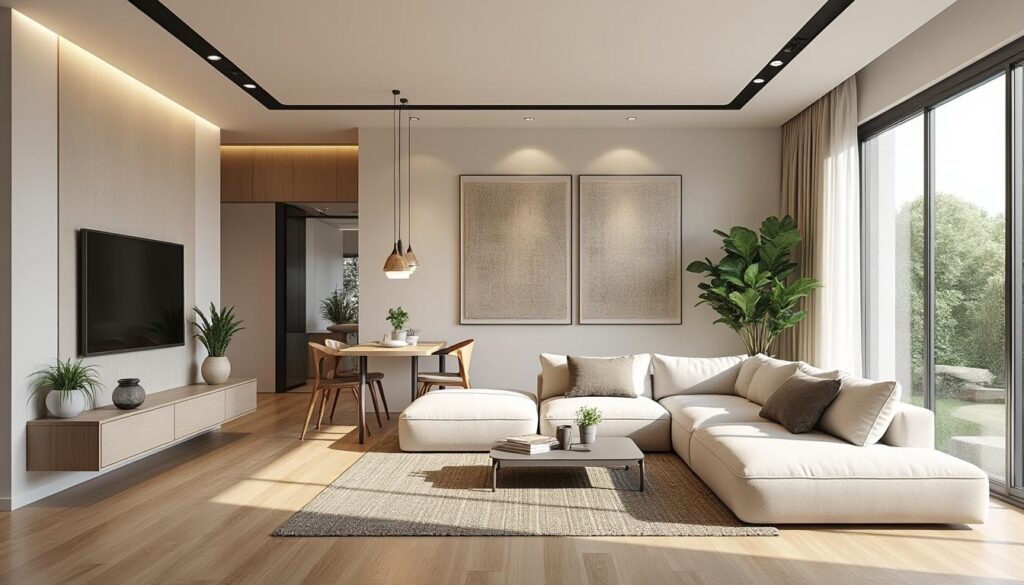 découvrez des idées pratiques et déco pour aménager un salon salle à manger de 20m2, alliant confort et style dans un espace optimisé.