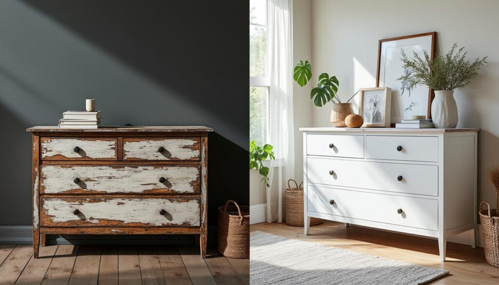 découvrez des idées inspirantes pour le relooking de meubles avec des transformations avant-après réussies, pour donner une seconde vie à votre mobilier.