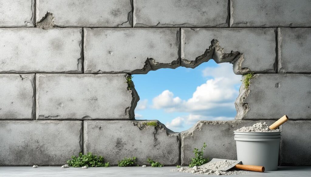 découvrez les risques liés à un mur en parpaing non enduit et obtenez des conseils pratiques pour protéger et entretenir vos murs en toute sécurité.