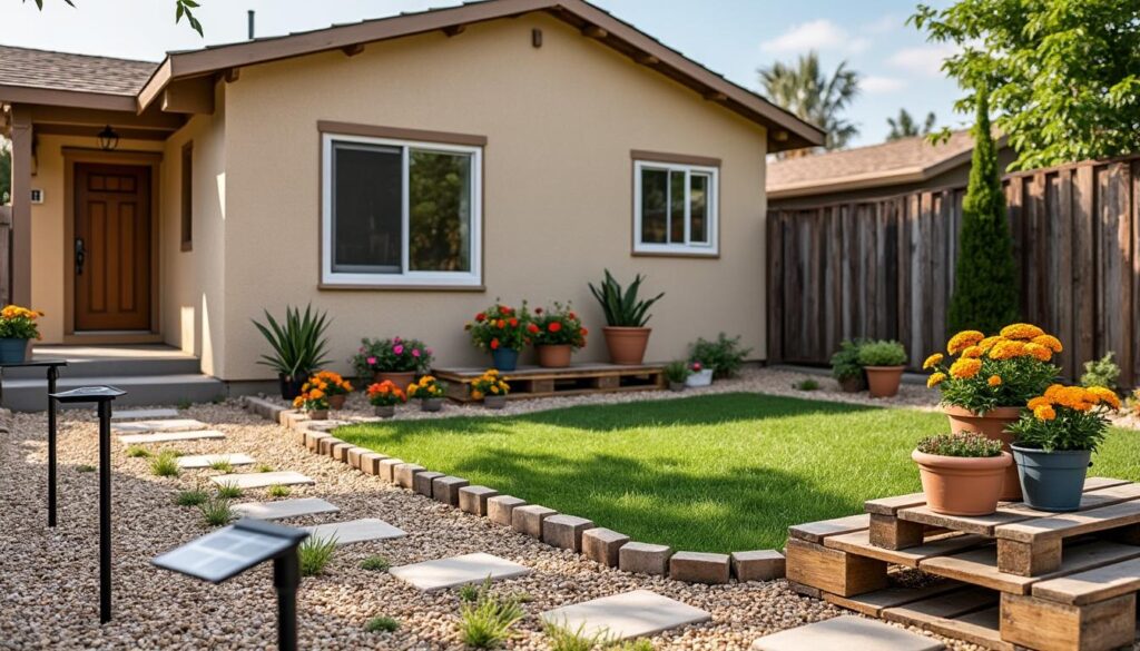 découvrez 10 idées faciles et économiques pour aménager l'extérieur devant votre maison sans vous ruiner. aménagement devant maison pas cher et pratique.