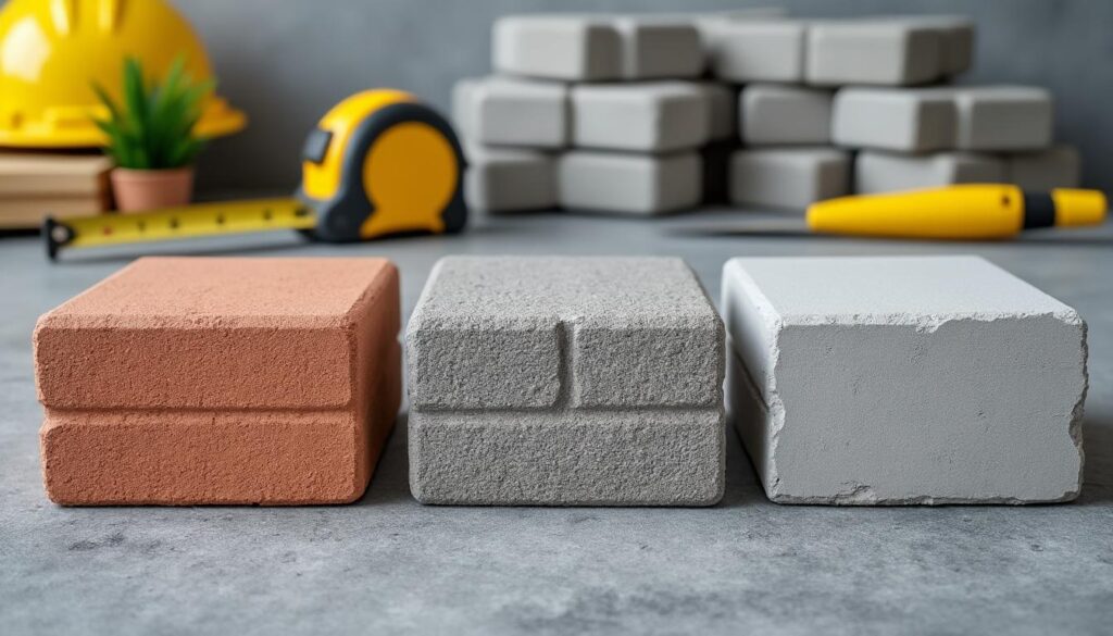 découvrez les différences, usages et prix des briques, pavés et parpaings dans ce guide complet pour bien choisir vos matériaux de construction.